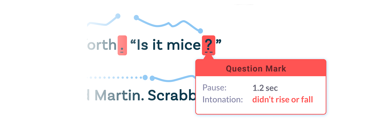 soapbox labs prosody no expression at punctuation