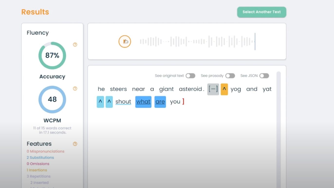 soapbox labs demo Early literacy